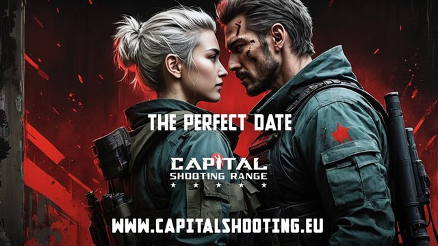 Bullseye, they share smile - Serenade of Gunfire shooting package - Capital Shooting Range Budapest