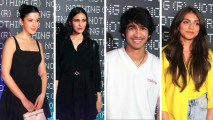 Shanaya Kapoor Turns Heads In Stylish Black Backless Outfit At Event