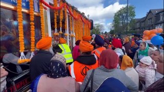 Watch as thousands celebrate the annual Vaisakhi parade in Leeds