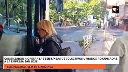 Comenzaron a operar las seis líneas de colectivos urbanos adjudicadas a la empresa San José
