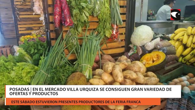 Posadas | En el mercado Villa Urquiza se consiguen gran variedad de ofertas y productos
