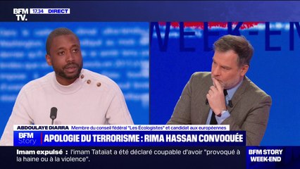 Abdoulaye Diarra (membre du conseil fédéral écologistes) sur la convocation de Rima Hassan: "C'est une dérive démocratique qu'on voit de la part de ce gouvernement"