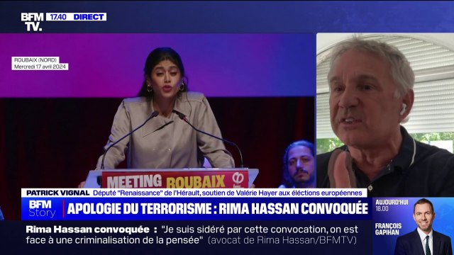 Patrick Vignal (député Renaissance de l'Hérault) sur la convocation de Rima Hassan: Depuis le 7 octobre, Jean-Luc Mélenchon a décidé de cliver avec cette organisation du Hamas