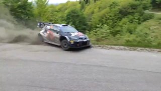 WRC Croatia 2024 SS15 Ogier Crazy On Limit