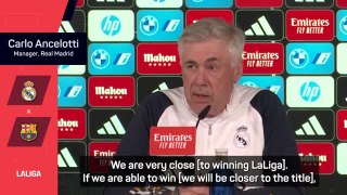 Ancelotti believes El Clásico victory will hand Madrid title