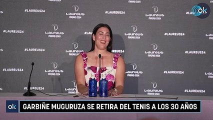 Garbiñe Muguruza se retira del tenis a los 30 años