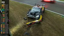 Lamborghini Super Trofeo 2024 Imola Race 1 Gillion Hard Crash