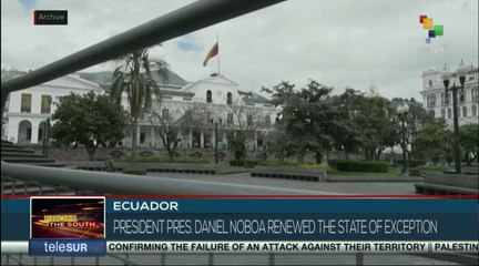FTS 12:30 20-04: Ecuadorian govt. renews state of exception ahead of referendum