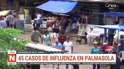 45 casos de influenza en palmasola