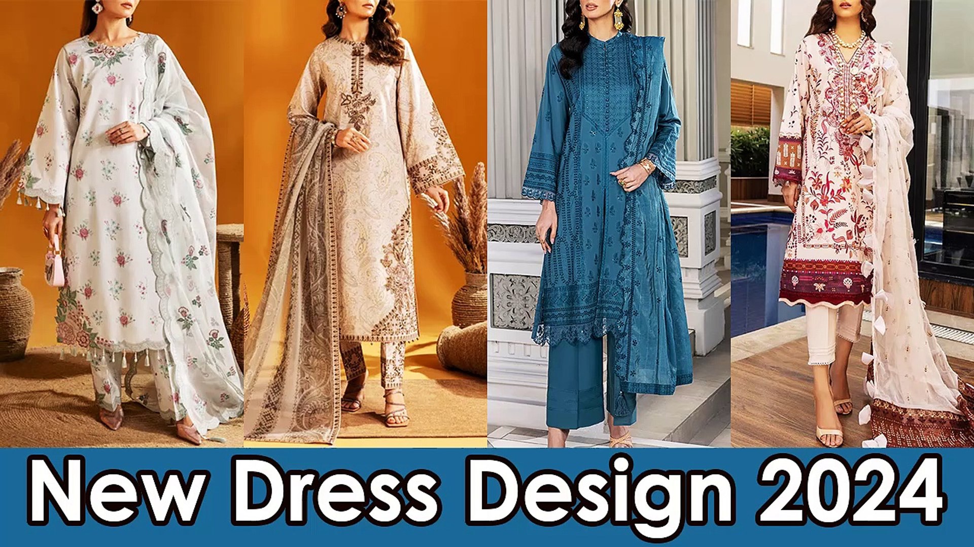 white christmas dresses New Dress Design 2023 For Girl With Sleeves main image 1