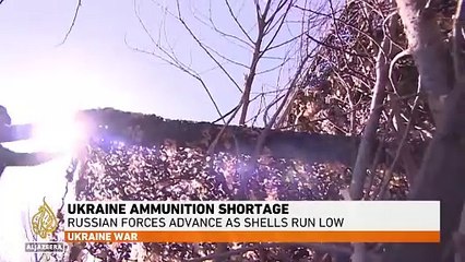 Ukraine ammunition shortage_ Russian forces advance as shells run low