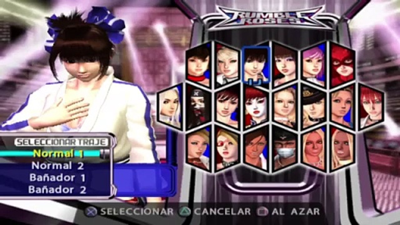Rumble Roses PS2 Español Entrevista a Makoto Aihara  - RDJ ANDA #waifu #waifus #retrogame