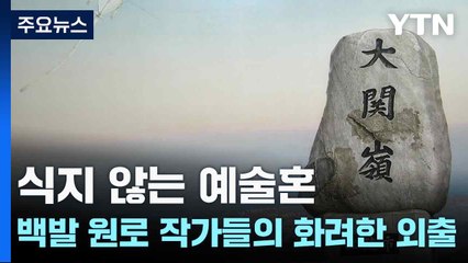식지 않는 예술혼...백발 원로 작가들의 화려한 외출 / YTN