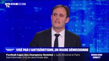 Yonathan Arfi (président du CRIF) sur la démission du maire de Mions après des propos antisémites: 