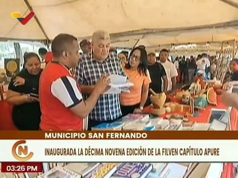 En el edo. Apure se realiza la décima novena edición de la Feria Internacional del Libro