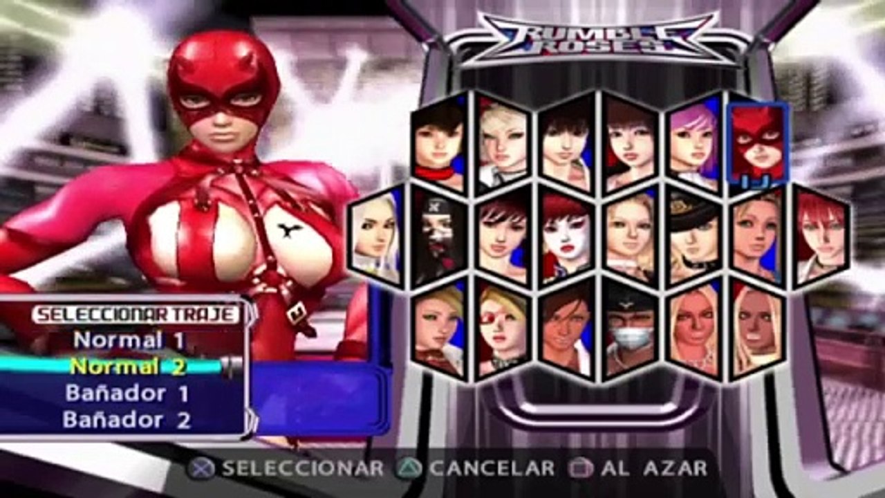 Rumble Roses PS2 Español Entrevista a Evil Rose con su tercer traje- RDJ ANDA #waifu #waifus #retrogame