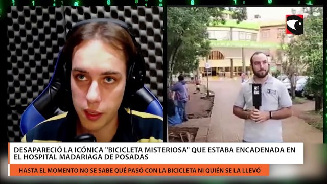 Desapareció la icónica bicicleta misteriosa que estaba encadenada en el Hospital Madariaga de Posadas