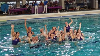 Water-polo - Les réactions des joueuses lilloises Erica Hardy, Mya Rycraw et Ema Verdoux après le titre national féminin du LUC