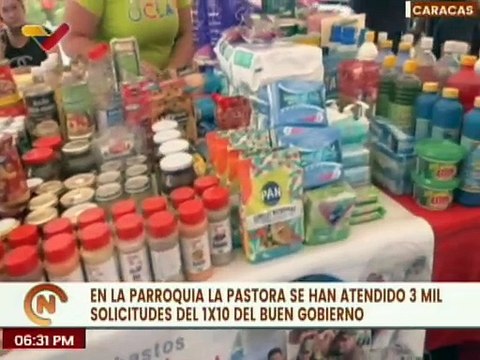 Más de 3 mil ayudas humanas han sido entregadas a través del 1X10 en la pqa. La Pastora de Caracas
