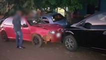 Bêbado colide em três carros no Cascavel Velho, é detido e tem carro apreendido