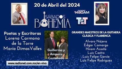 Sábados de Bohemia 20 de abril 2024