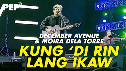 Moira dela Torre and December Avenue reunite at Aurora Music Festival | PEP Jams
