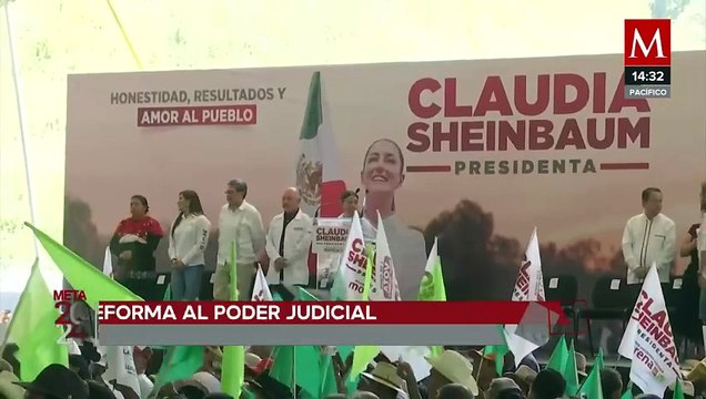 En Chiapas, Claudia Sheinbaum insiste en las reformas al poder judicial