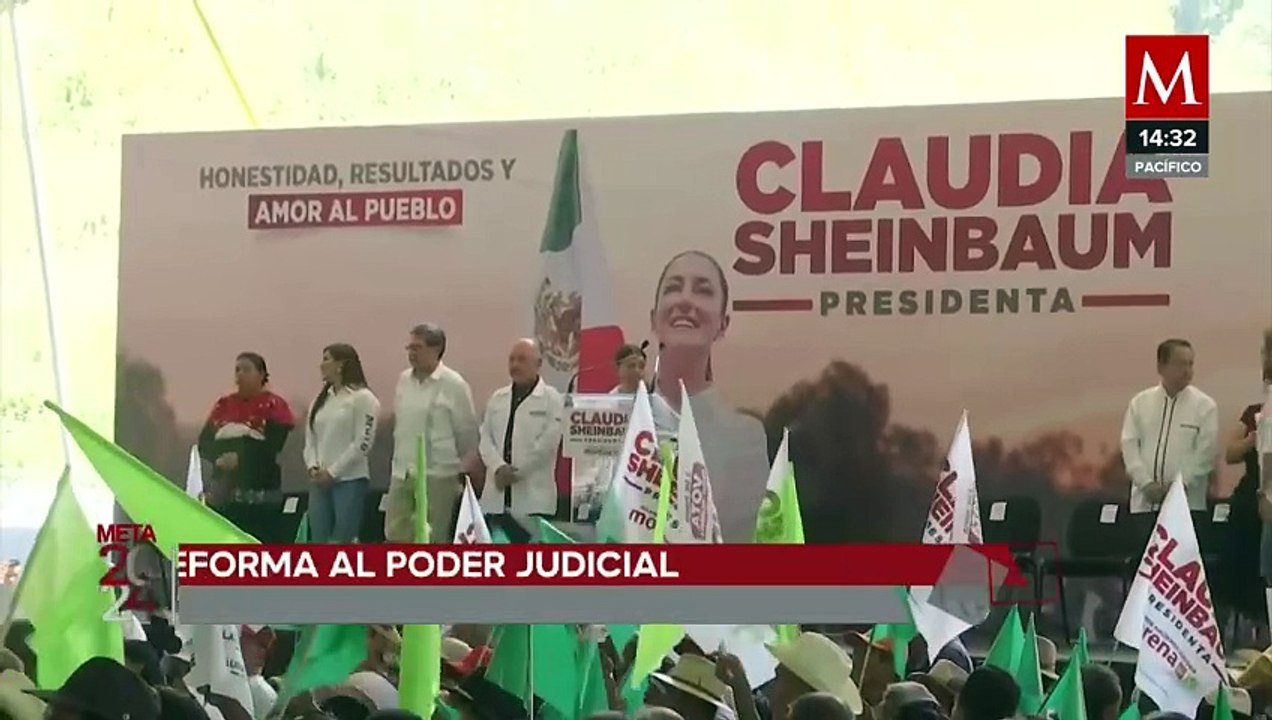 En Chiapas, Claudia Sheinbaum insiste en las reformas al poder judicial