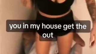 Man walks in on his catches his girlfriend doing him wrong and then she does him even worse