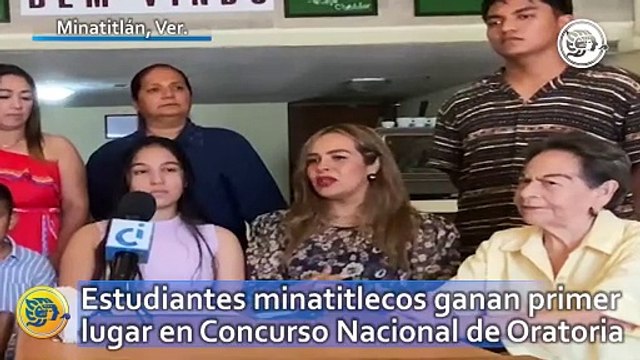 Estudiantes minatitlecos ganan primer lugar en Concurso Nacional de Oratoria