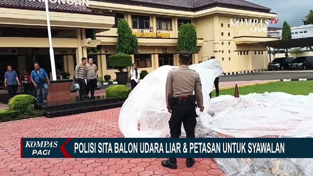 Razia Jelang Syawalan, Polisi Sita 28 Balon Udara dan 20 Petasan Jumbo di Pekalongan