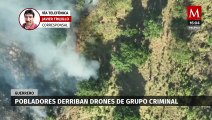 Pobladores de Guerrero derriban drones de grupos criminales