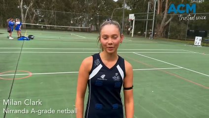Netball: Nirranda A-grade player Milan Clark