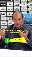 Ramón Díaz estranha pouco público no clássico entre Fluminense e Vasco