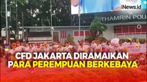 Peringati Hari Kartini, Ini Potret Ratusan Perempuan Berkebaya Ramaikan CFD Jakarta