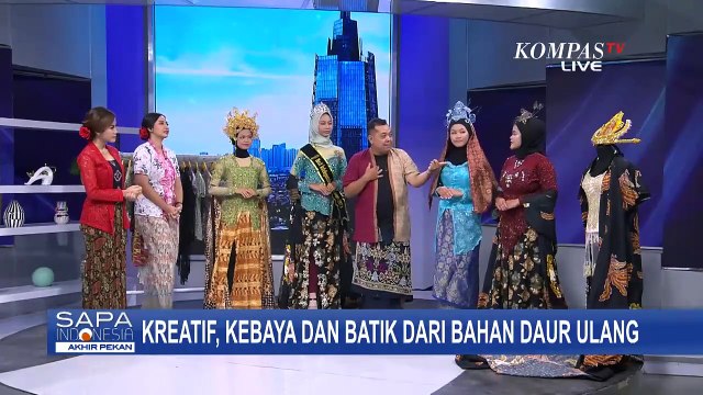 Wow! Komunitas Anggalang Ciptakan Fashion Kebaya Cantik dan Modern dari Limbah Tekstil