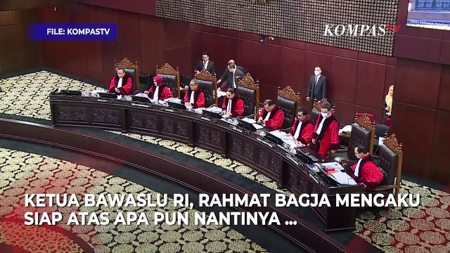 Sikap Ketua Bawaslu Rahmat Bagja Jelang Sidang Putusan Sengketa Pilpres 2024 di MK