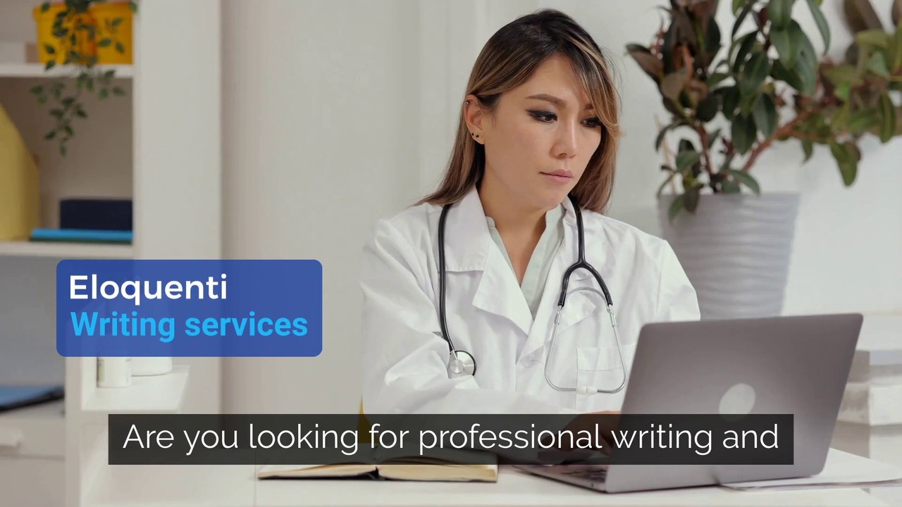 Eloquenti Writing Services: Medical writing, technical writing, copywriting