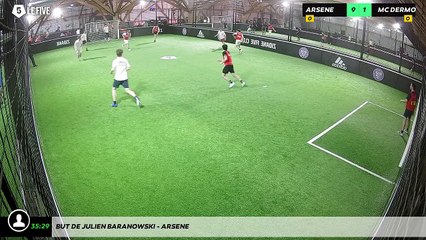 But de Julien Baranowski - ARSENE