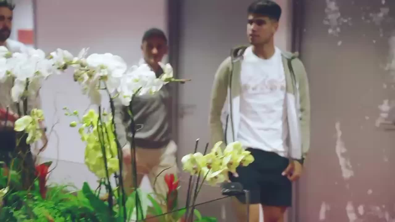 Topuria y Alcaraz, a golpes en un ring del Mutua Madrid Open