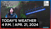 Today's Weather, 4 P.M. | Apr. 21, 2024