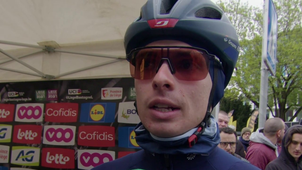 Cyclisme - Liège-Bastogne-Liège 2024 - Romain Grégoire : "J'ai eu un peu peur de choper froid après la Flèche, mais..."