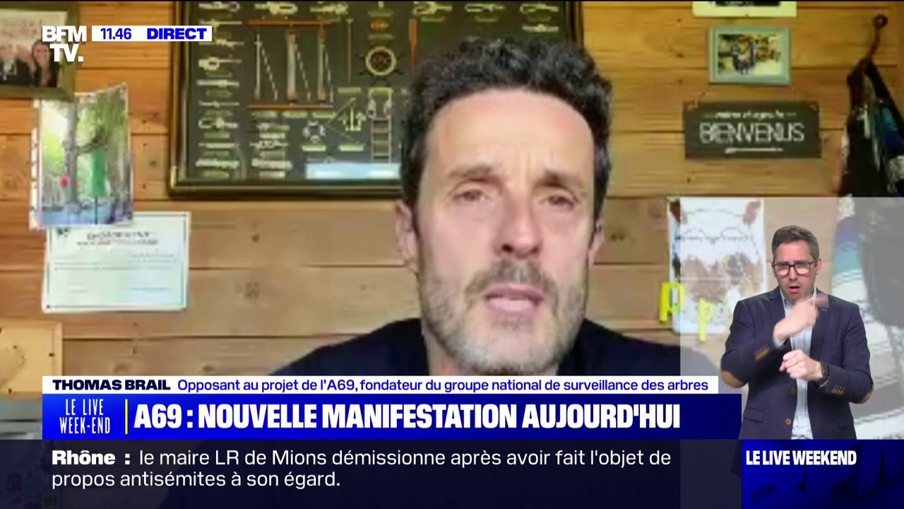 "Les citoyens n'ont pas du tout envie de cette autoroute": Thomas Brail, opposant au projet de l'A69 s'exprime contre cette autoroute
