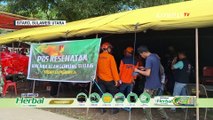 Permukiman Tertutup Abu Vulkanik Gunung Ruang, Sebanyak 3.598 Warga Dievakuasi