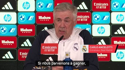 Ancelotti : ''Il s'agira d’un vrai Clásico''