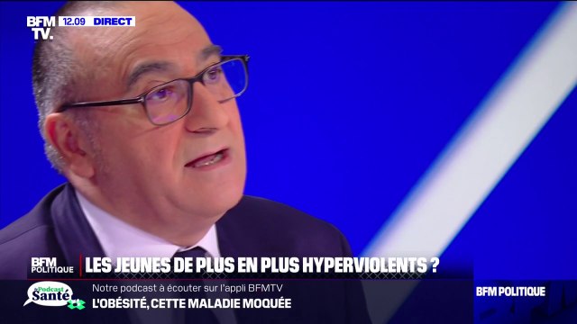 La part de la délinquance des mineurs dans la délinquance générale elle est stable voire plutôt en baisse dans l'agglomération parisienne ces cinq dernières années selon Laurent Nuñez, préfet de police de Paris