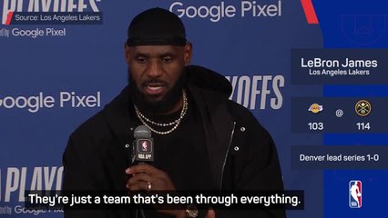 'You don't have room for error against Denver' - James reacts to playoff opener defeat