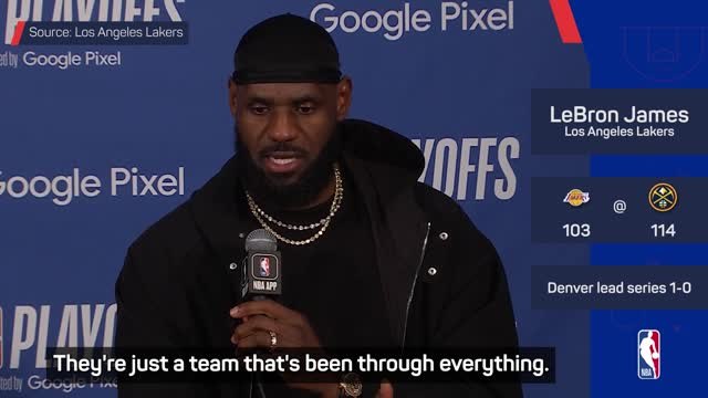'You don't have room for error against Denver' - James reacts to playoff opener defeat