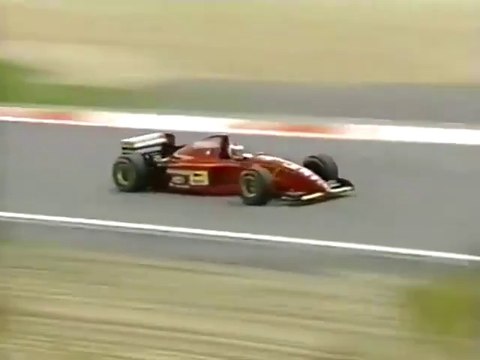 F1 – Gerhard Berger (Ferrari V12) lap in qualifying – European GP 1995