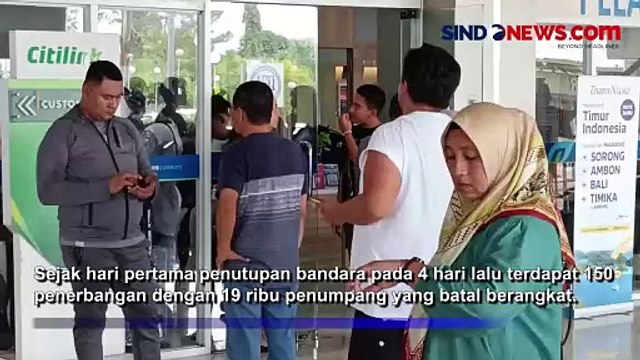 Dampak Erupsi Gunung Ruang, Bandara Samratulangi Manado Kembali Ditutup